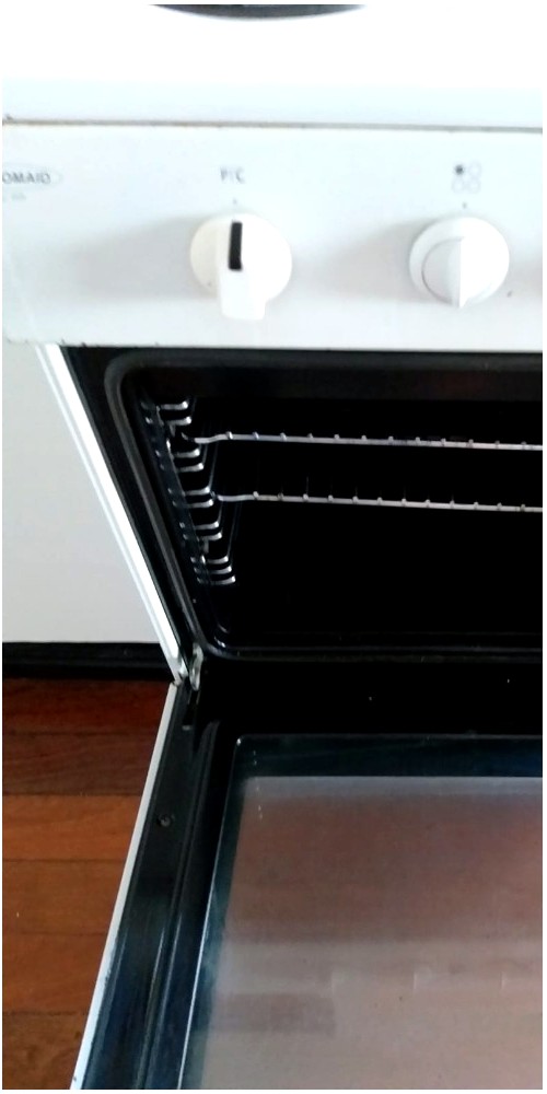 Spotless oven interior after The Complete Cleaning